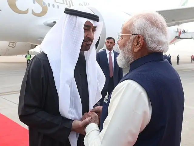 UAE President HH Sheikh Mohamed bin Zayed Al Nahyan's visit to India