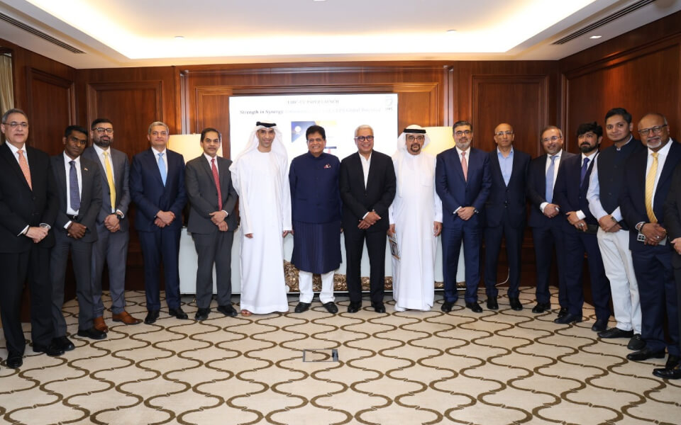 Mobile team group image for UAE India Business Council members